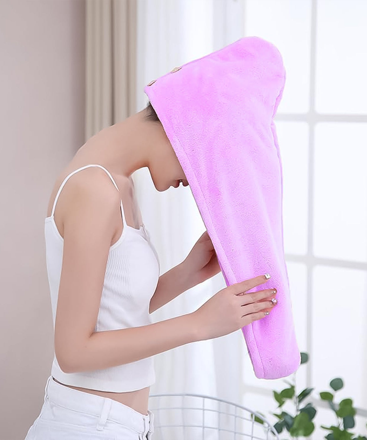 Quick Turban Hair-Drying Absorbent Microfiber Towel / Dry Shower Caps, Hair accessories