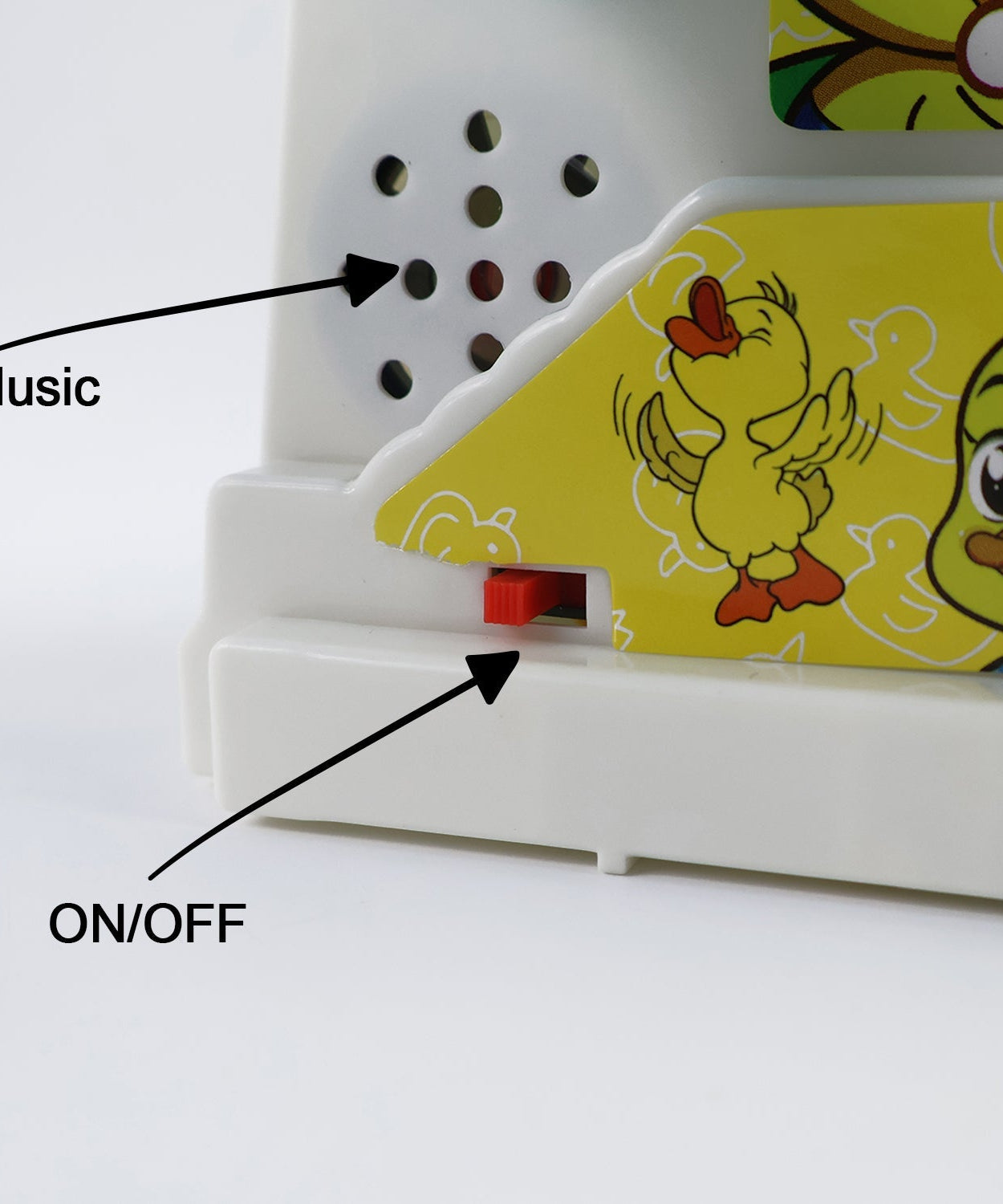 LALA Small Duck Climb Stairs Toy Roller Coaster with Flashing Lights & Music (3 Ducks)