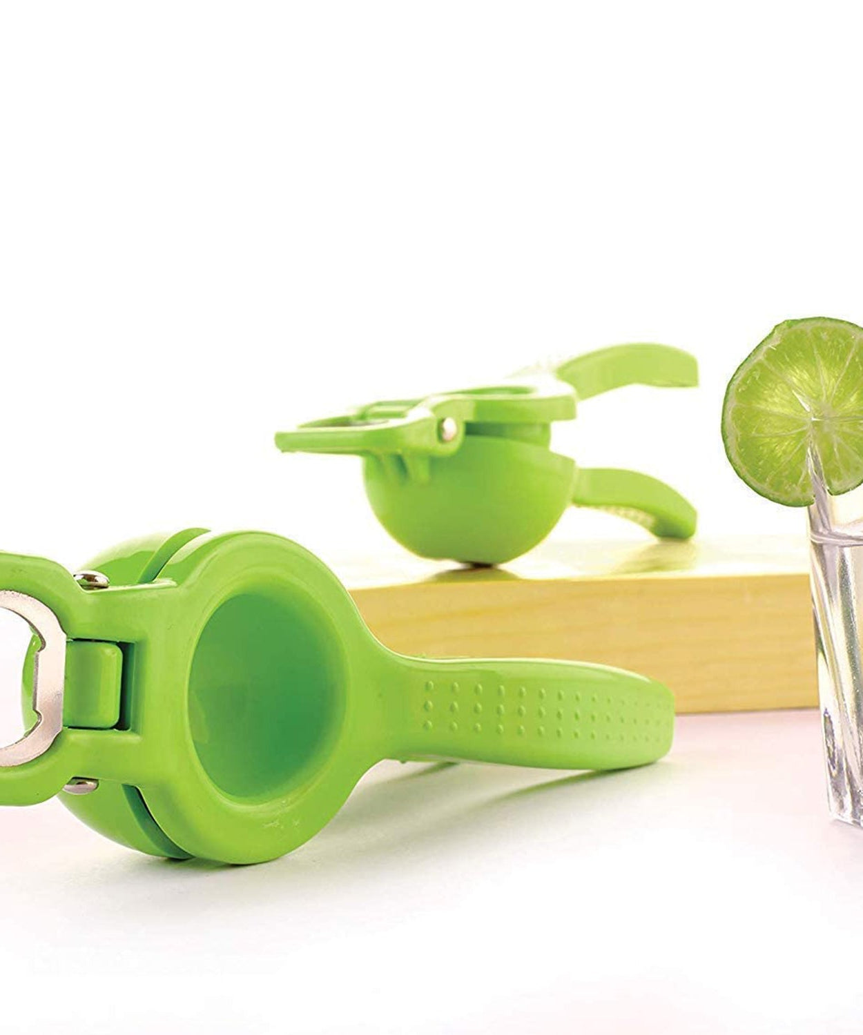 Kitchen 2 in 1 Unbreakable Lemon Squeezer and Bottle Opener (1 Pc)