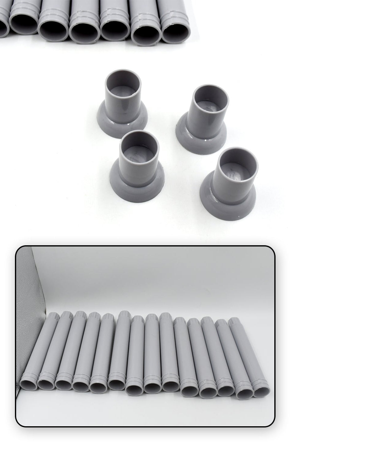 Compact 4-layer storage rack, perfect for organizing kitchen or bathroom essentials.