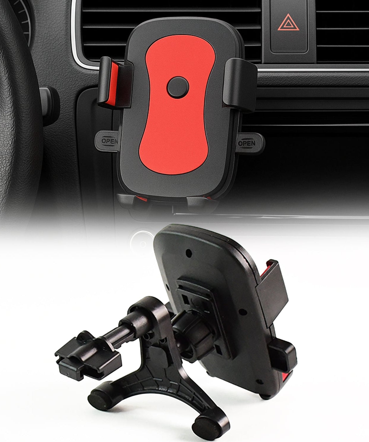 Premium Easy One Touch Car Mobile Holder Mount (1 Pc)