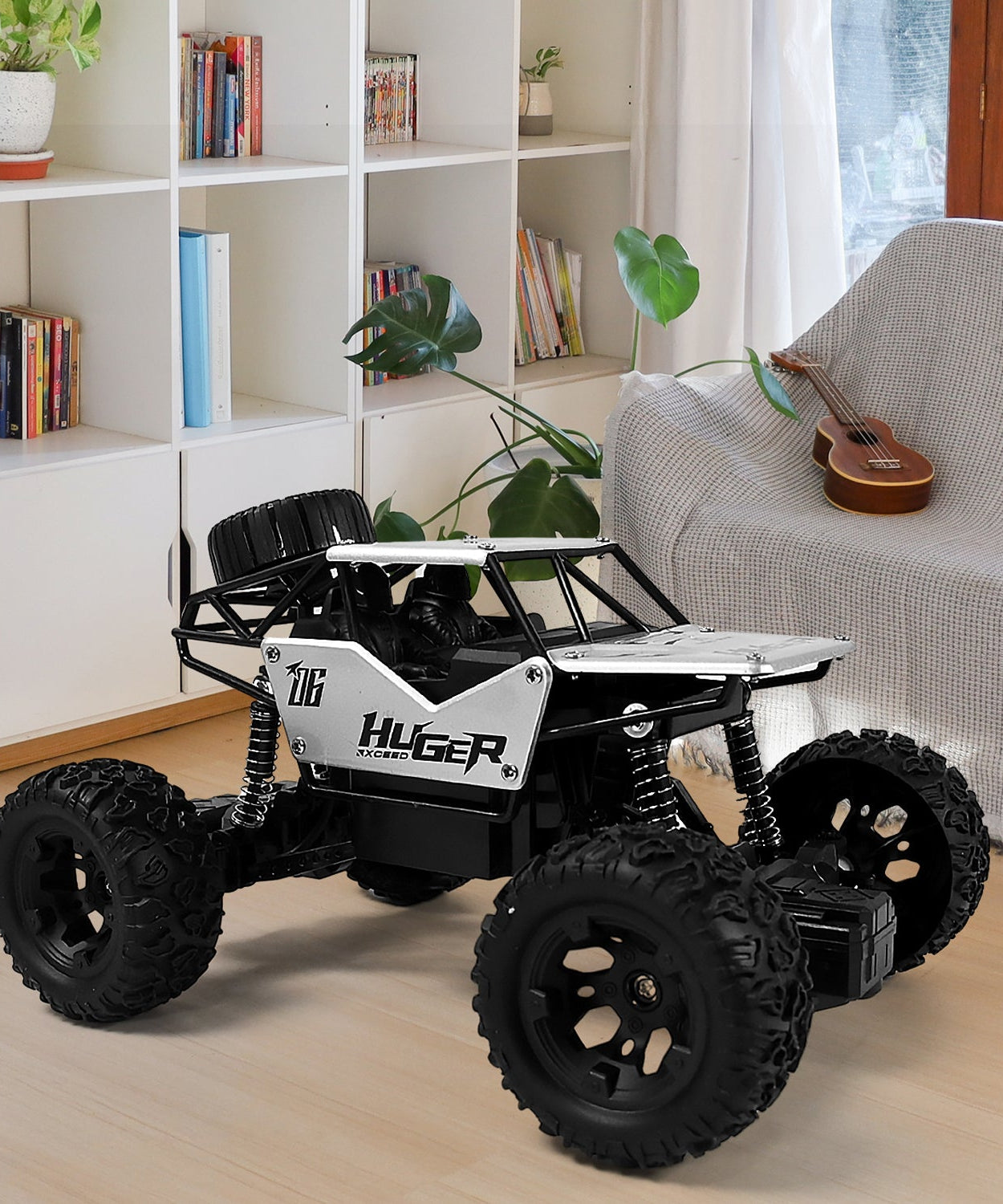 Rock Crawler Monster RC Truck All Terrain Stunt Racing Car Rechargeable Indoor Outdoor Toy Car