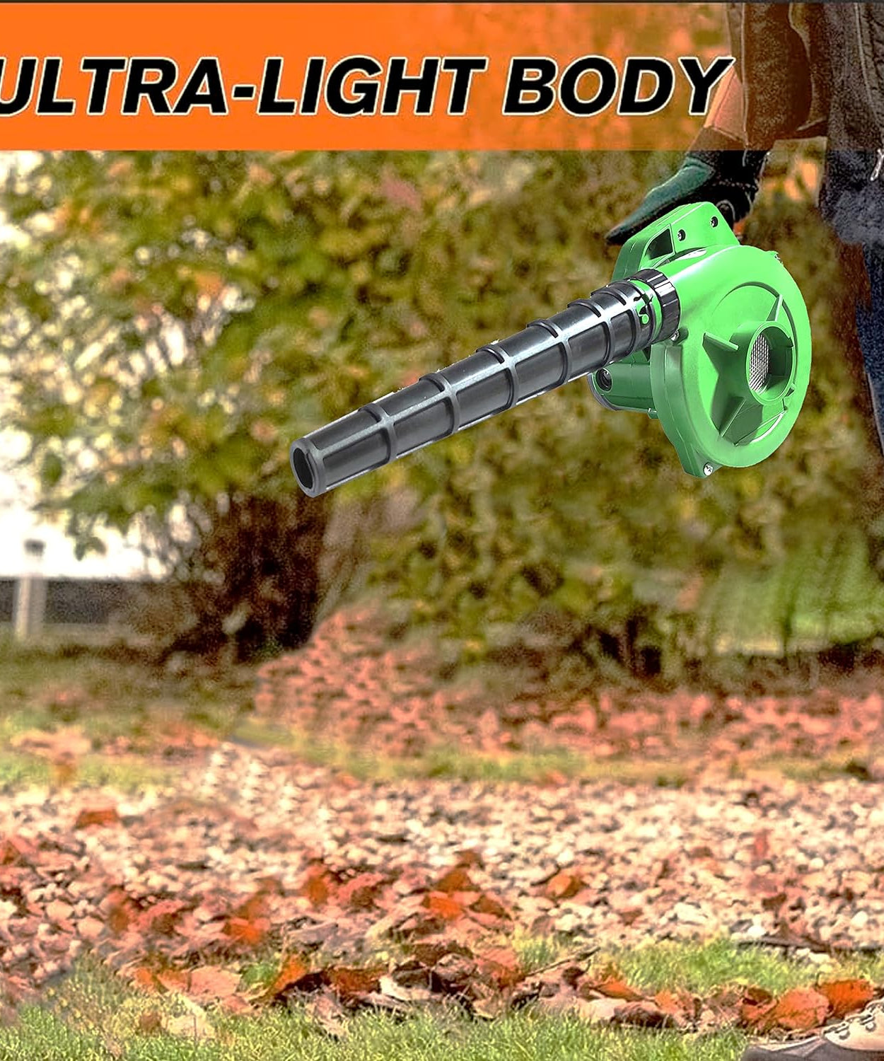 Heavy-duty air blower for garage, garden, and home cleaning