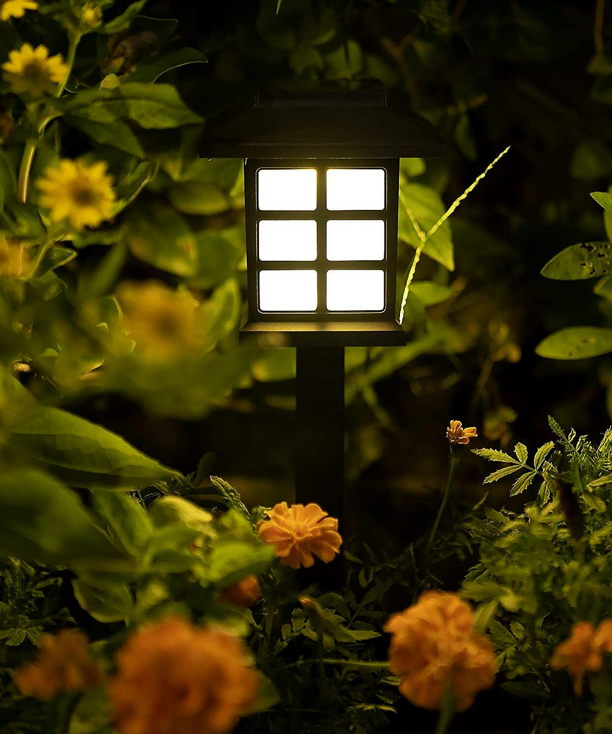 Solar Garden Lights, Outdoor Solar Landscape Lights, Waterproof Outdoor Solar Lights Walkway for Patio, Lawn, Yard, and Landscape (Pack of 2)