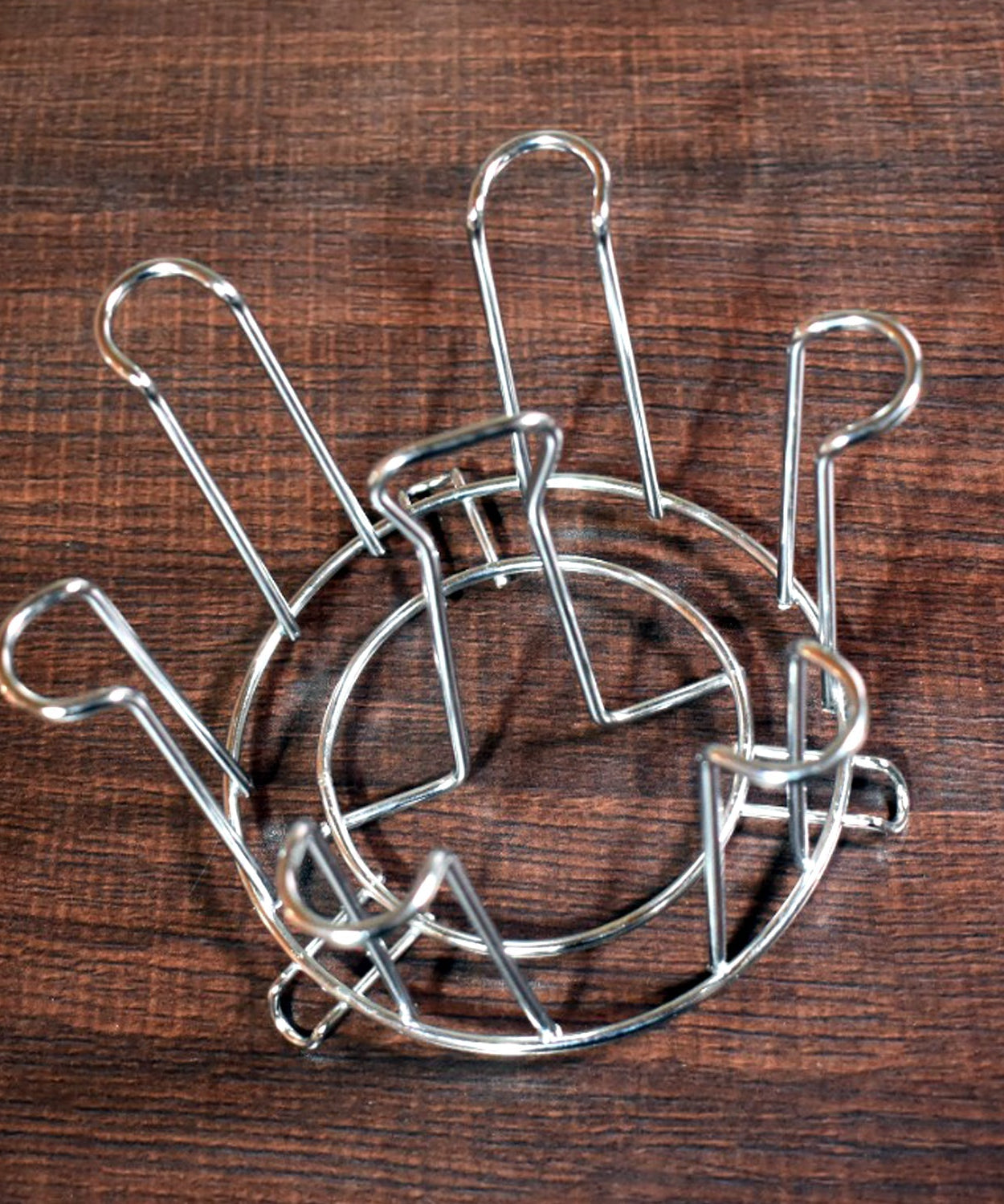 Stainless steel glass stand for kitchen use