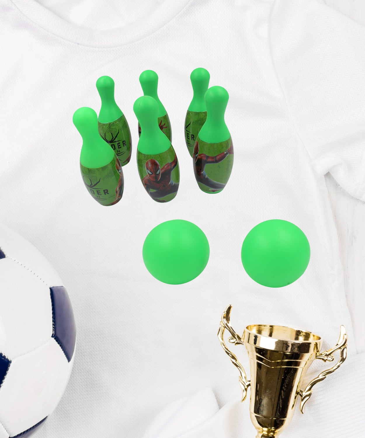 Complete set of bowling pins and ball for kids