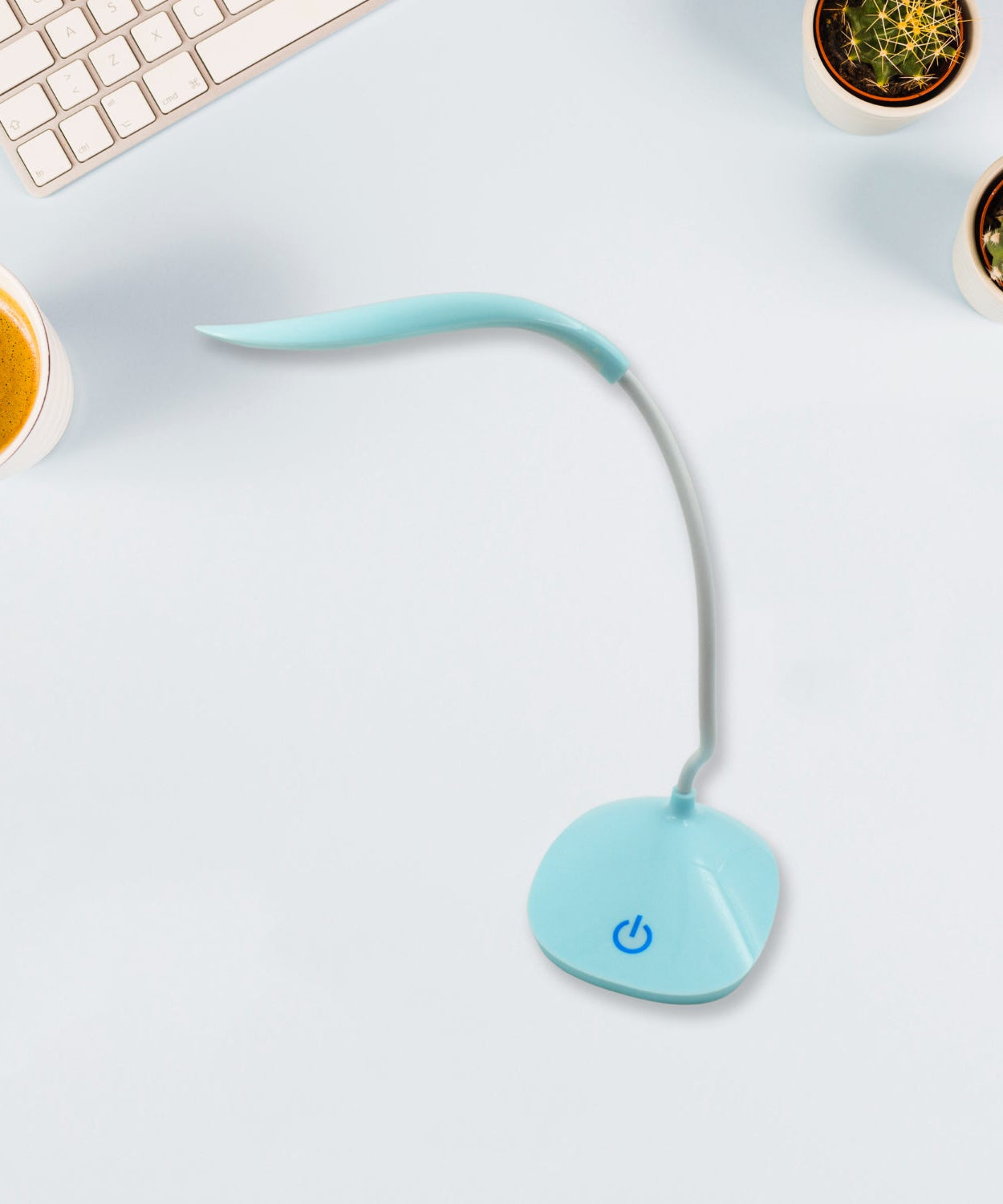 Touch control LED desk lamp for students, adjustable brightness