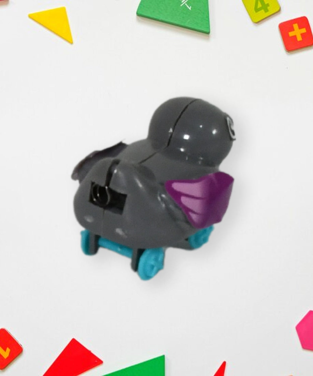 Small push back duck toy, Ejectable spring tail duck, Small DIY duck Toy