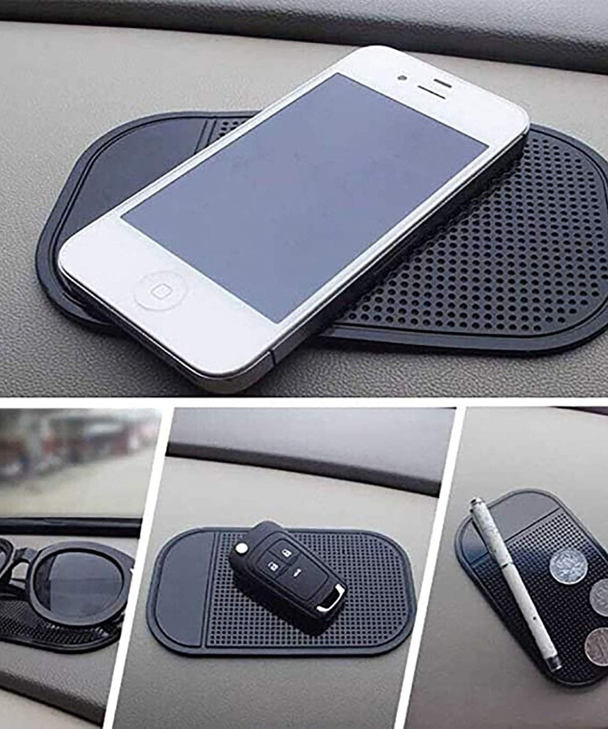 Anti-slip car mat for dashboard