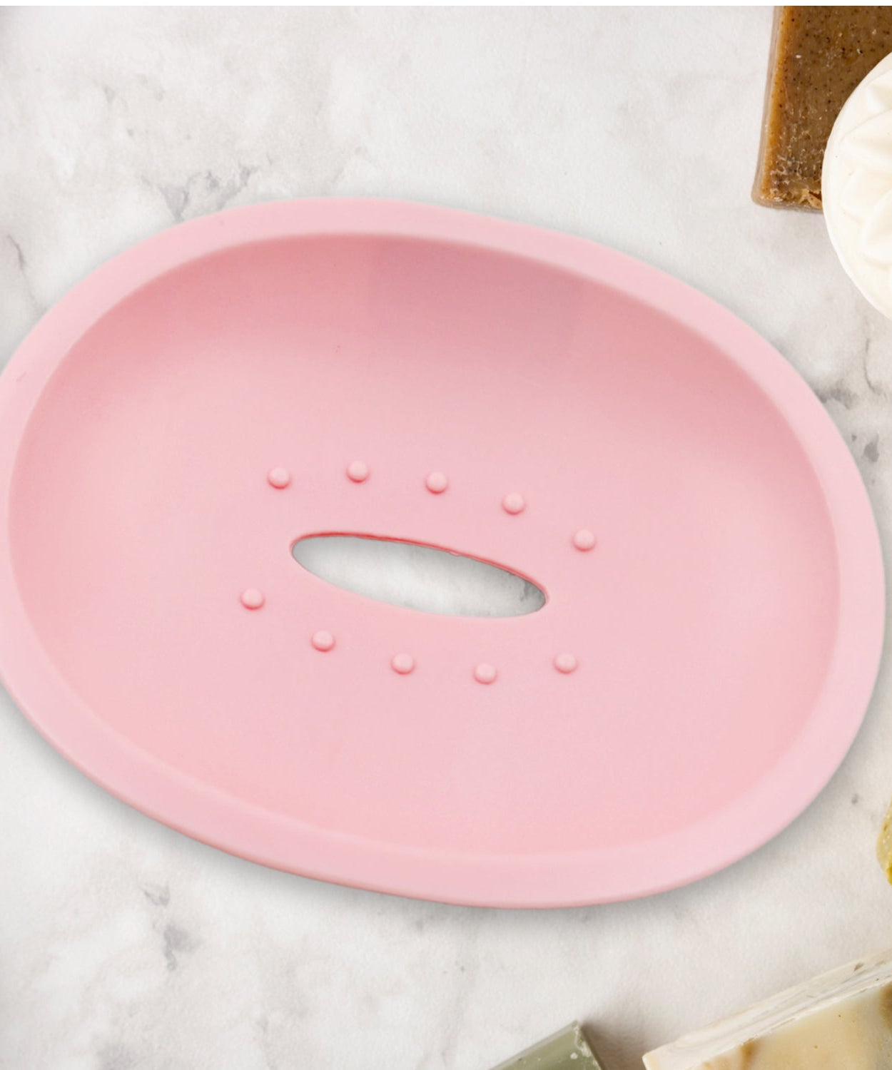 Wall Mounted 1 Layer Soap Holder with Hook Self Adhesive Plastic Soap Holder with Hook for Bathroom Kitchen Sink and Wash Basin ,Sabudani (1 Pc)