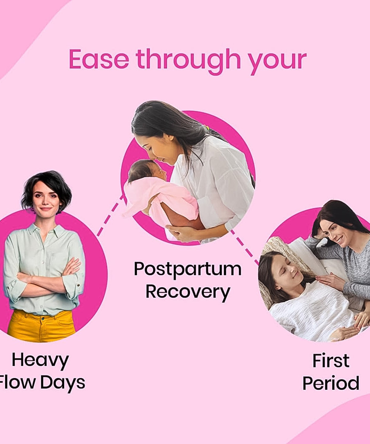 Blue Lady Extra Long Pads With Wides Wings Sanitary Pads – 320 mm, 40-Pack