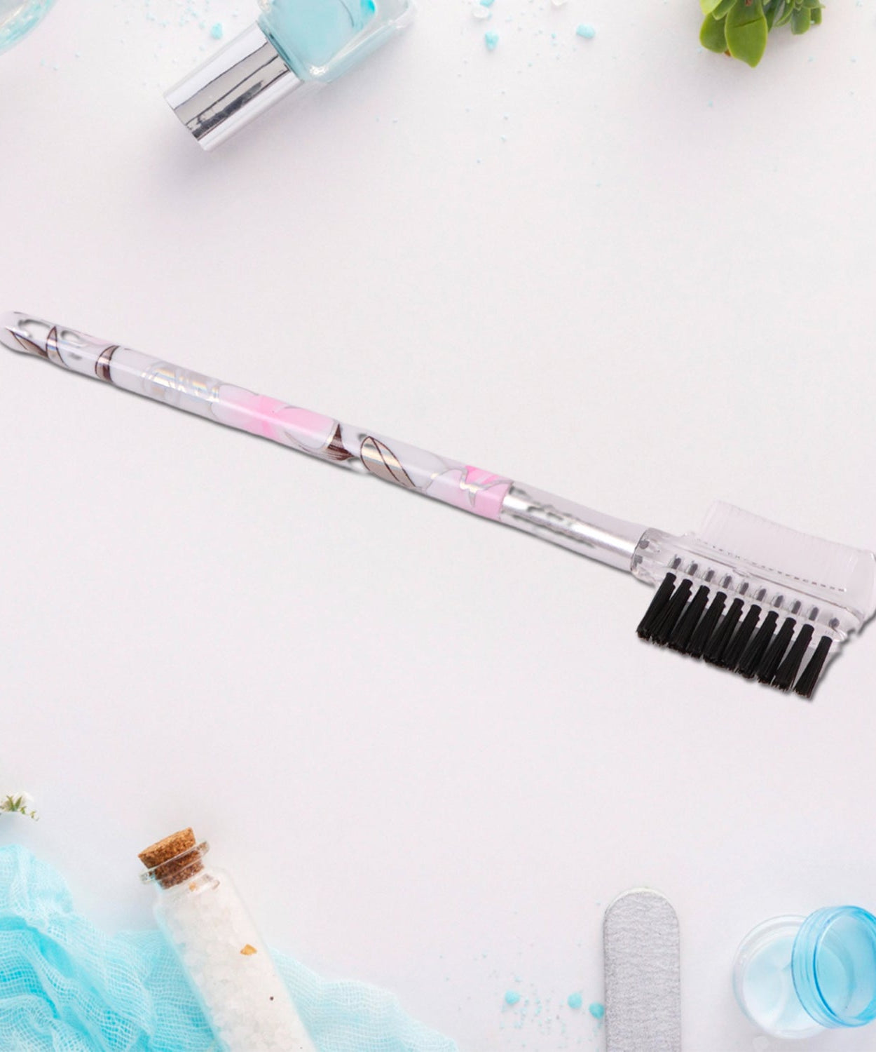 Floral Pattern Brush Set – 3-in-1 for Face