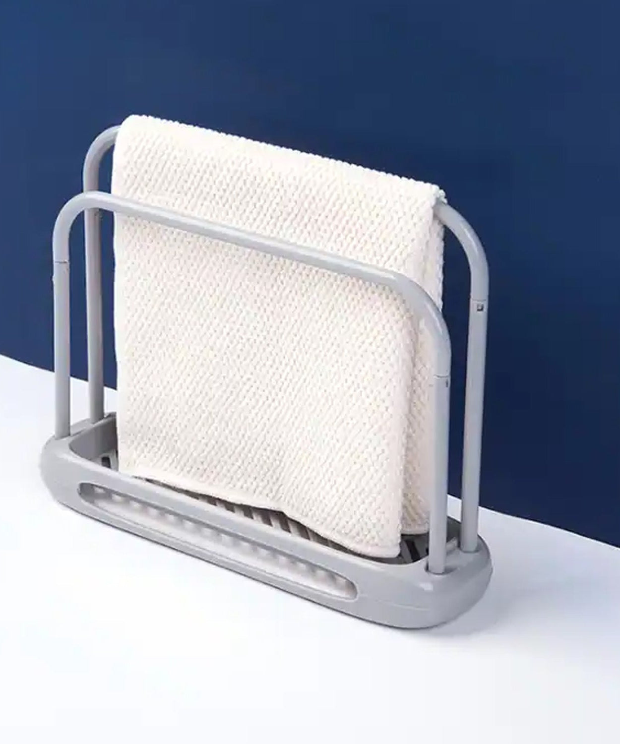 Kitchen Storage Rack for Dish Towels & Cloths (1 Pc, Organizer)