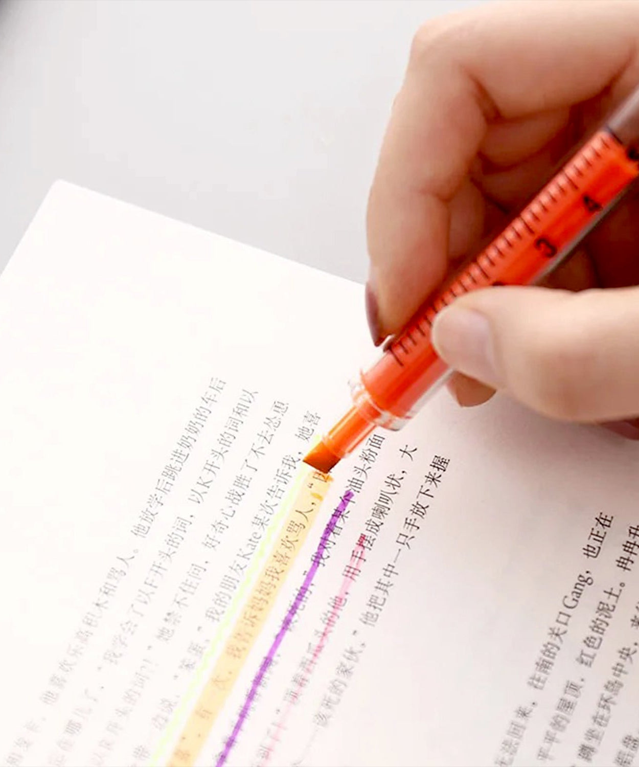 Creative Fluorescent Highlighter – Watercolor Marker for Kids, Study & Office (1 Pc)