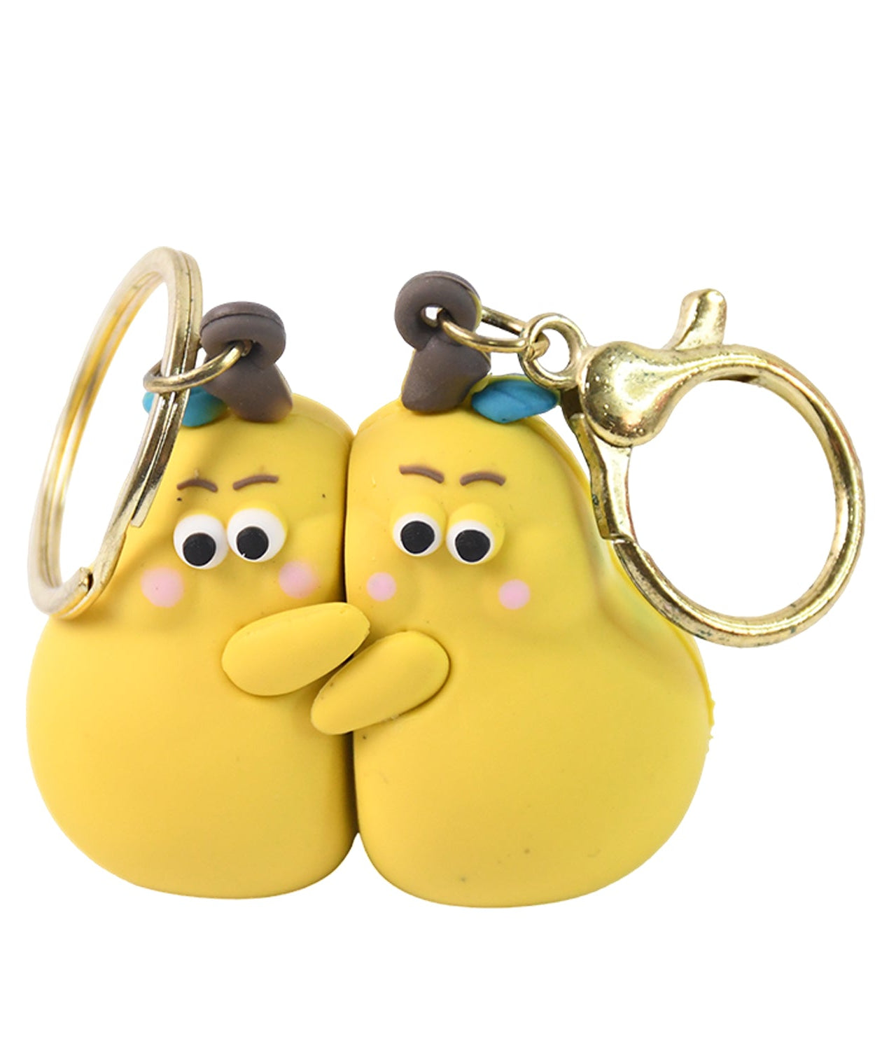 Cartoon Couple Keychain Combo