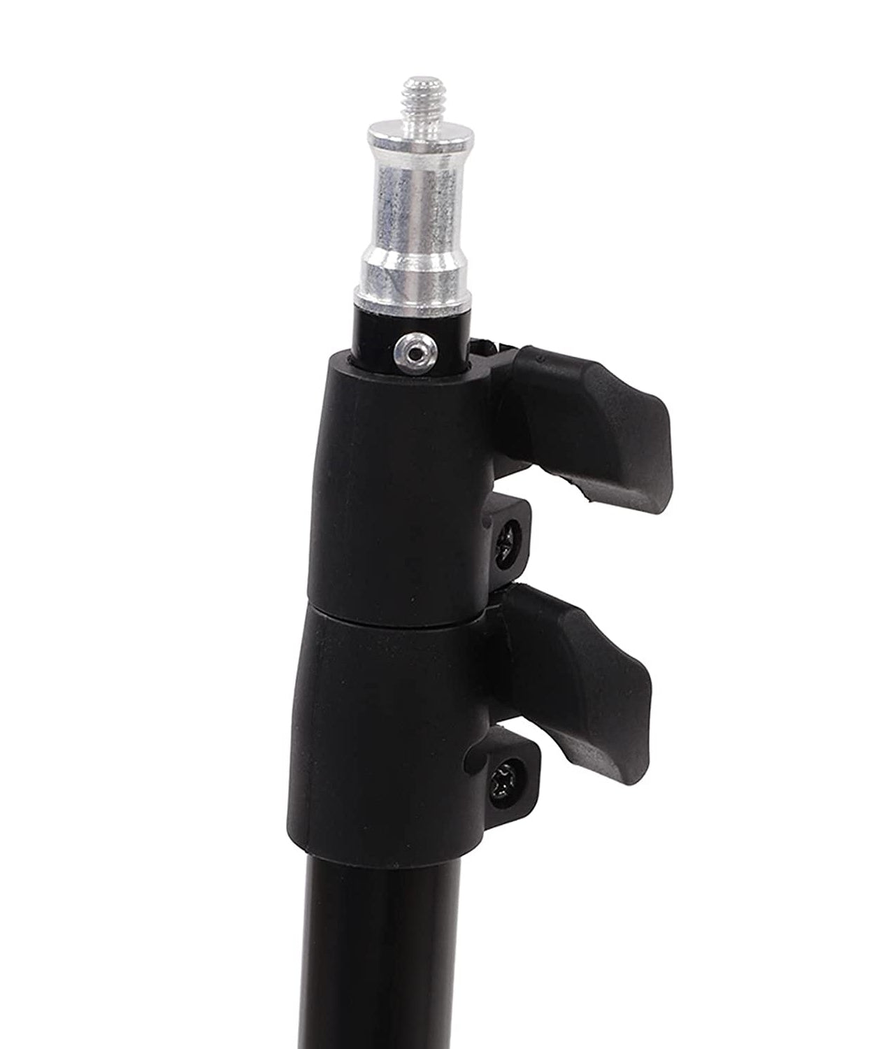 Tripod with panning head, designed for low-level shots