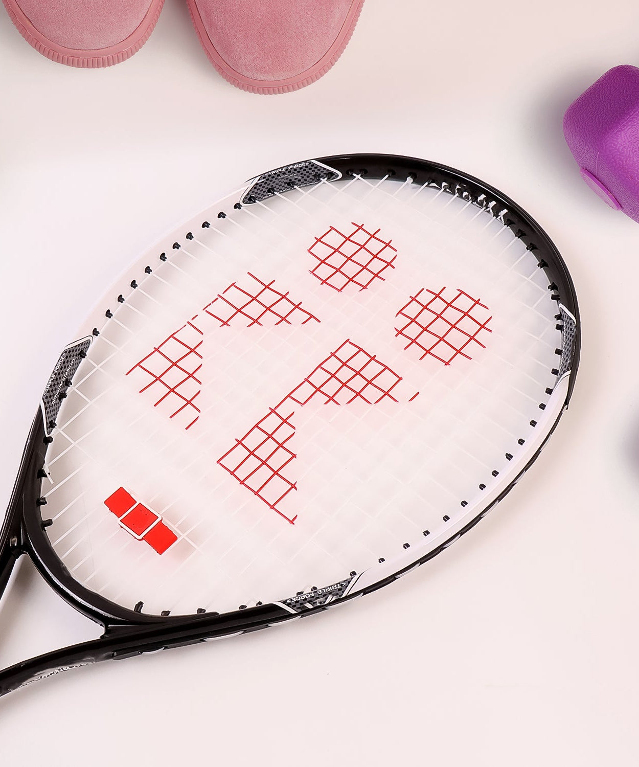 Lightweight Tennis Racket with Full Cover