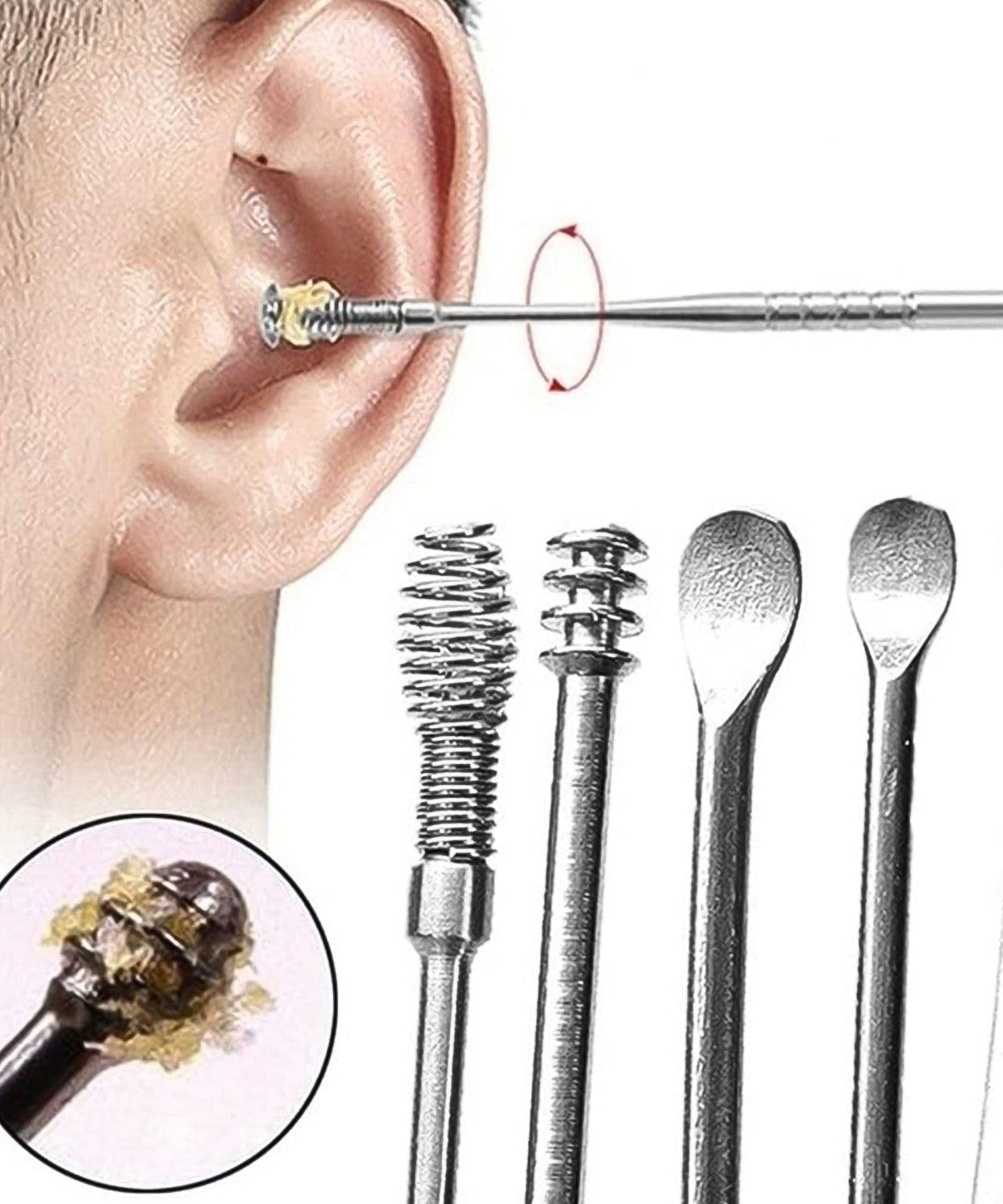 Small 6 Pcs Earwax Removal Kit