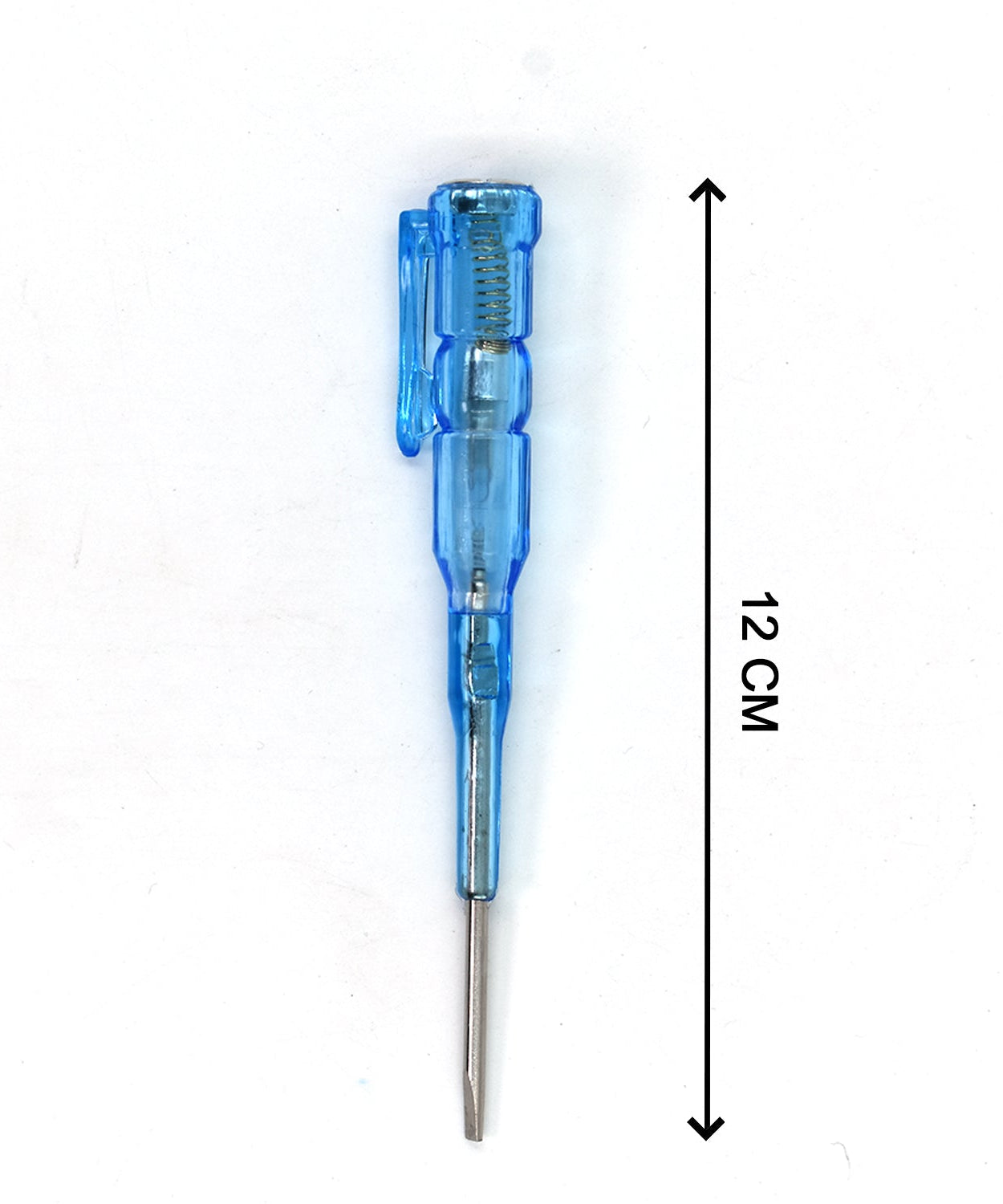 Electrical screwdriver with tester function for linemen use.