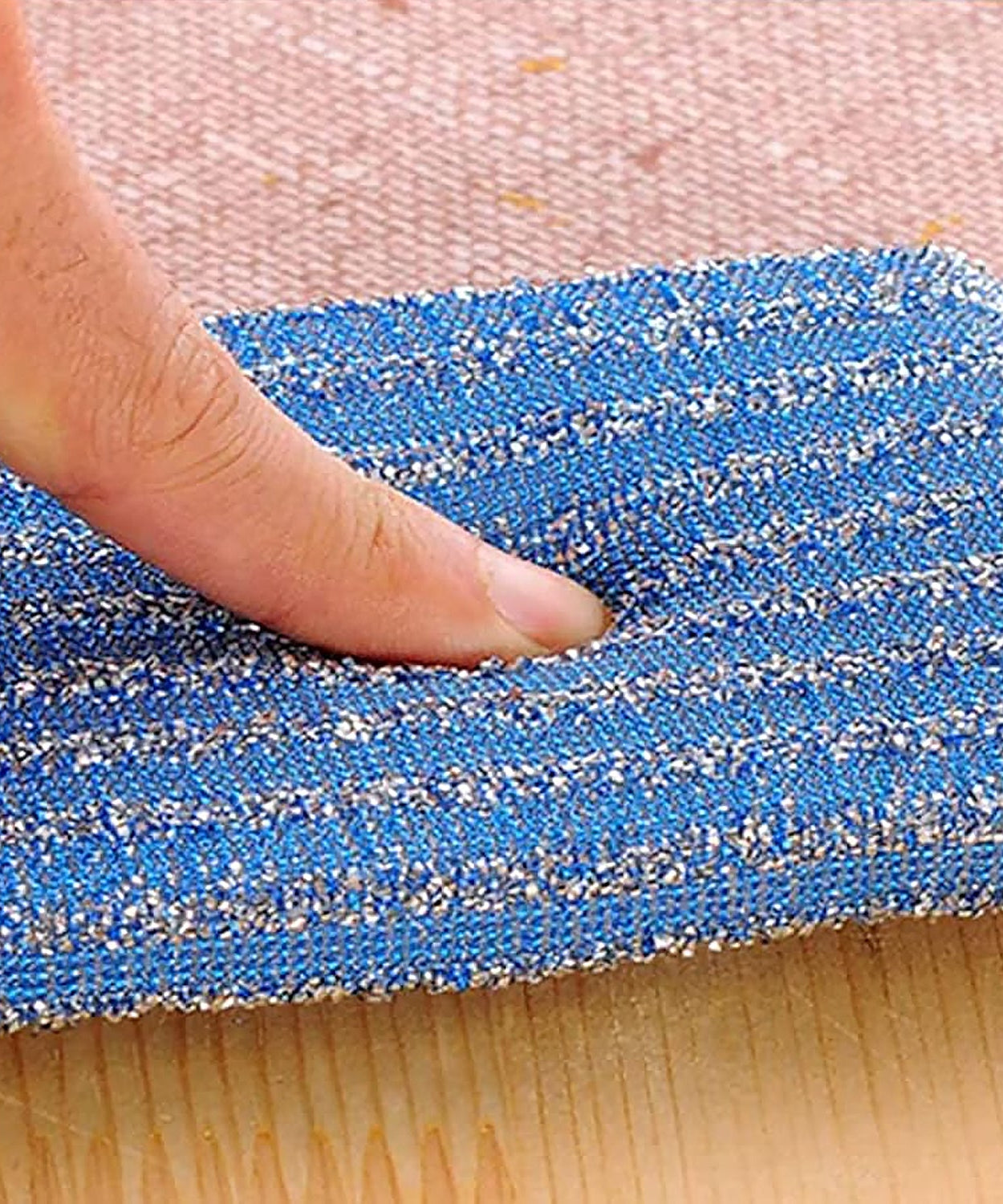 Microfiber Kitchen Cleaning Set - 6-Piece Sponge & Scouring Pad Collection