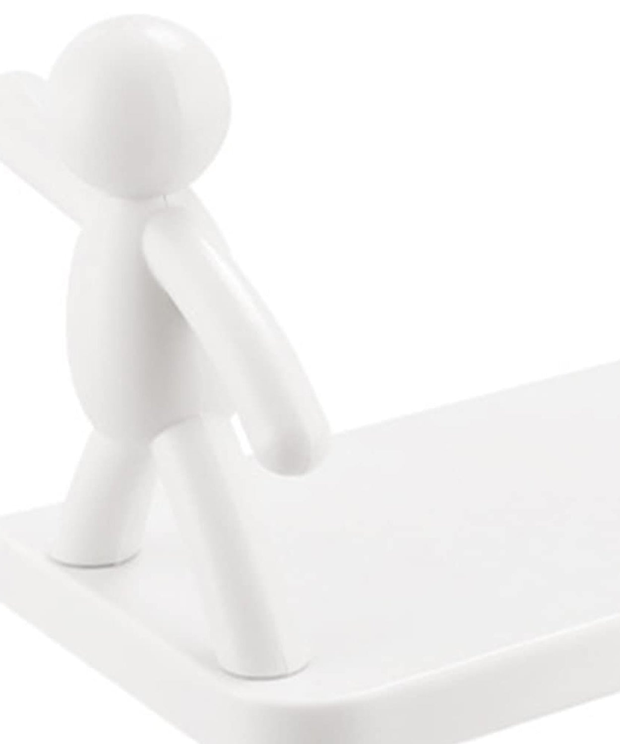 Wall-mounted floating shelf, ideal for organizing or displaying items in various rooms.