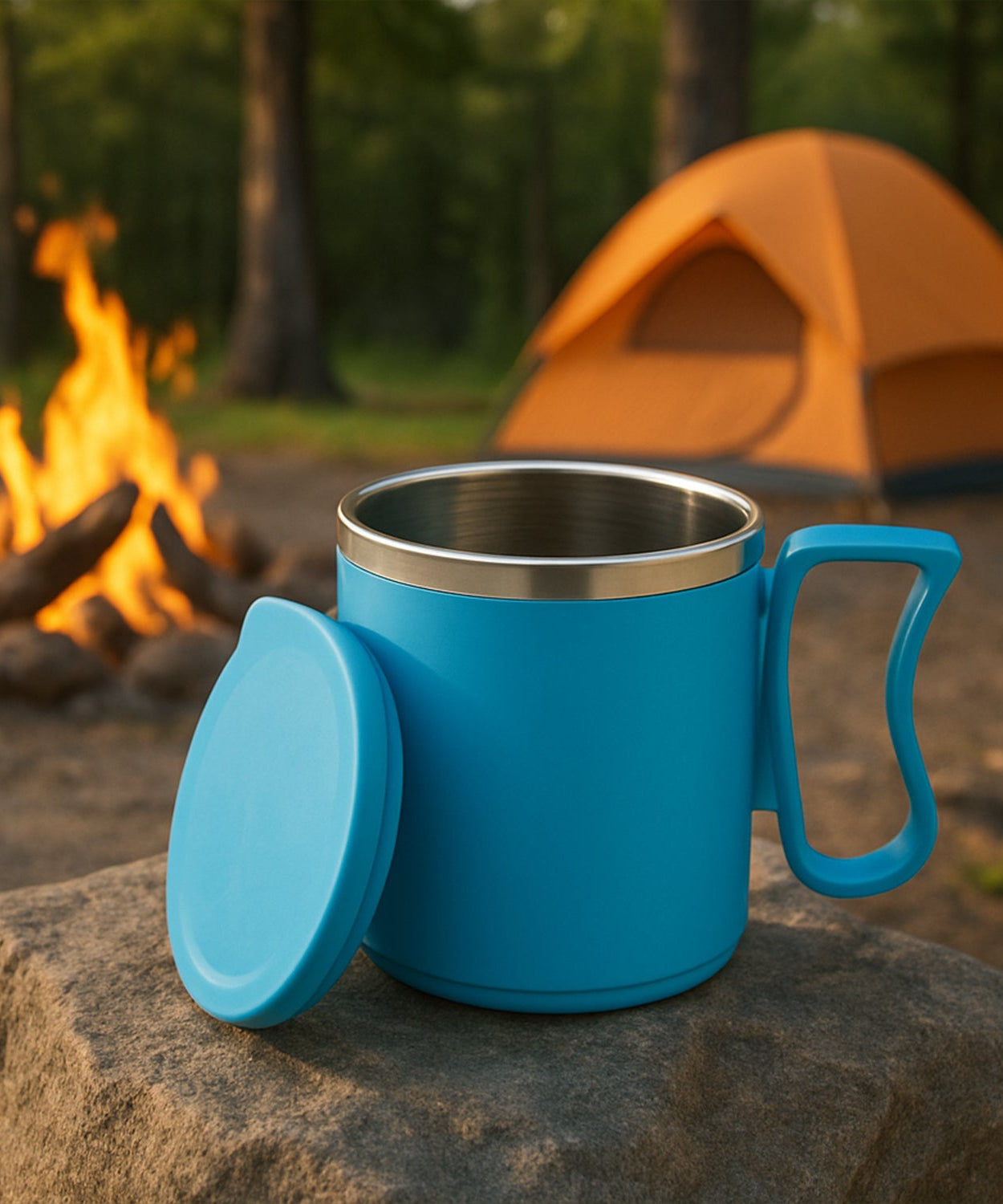 300ml Stainless Steel Mug: Insulated, Leakproof Lid, Hot/Cold Drinks (Mix Color)