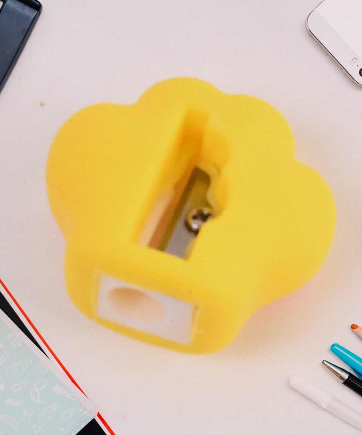 2 in 1 Pencil Sharpener & Eraser for Kids, Fancy Sharpeners