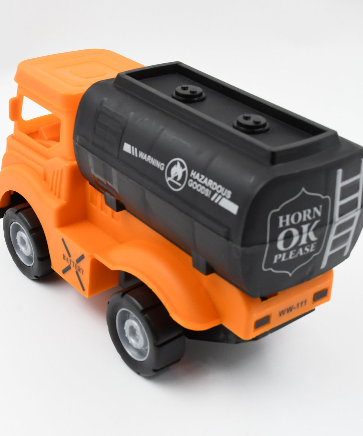 Tanker Truck Toys for Kids, friction power Vehicles Toy Truck, Plastic Truck, Friction Power Toy Trucks For Boys Girls, & Kids (1 Pc / Mix Color)