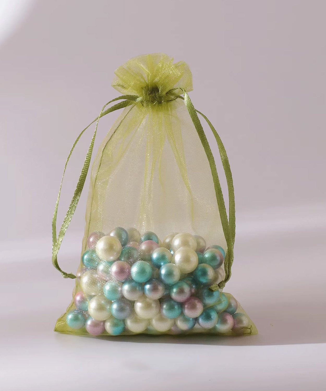 Small Potli Gift Bags, Small Mesh Bags Drawstring Gift Bags (1Pc / 12×10 Cm)