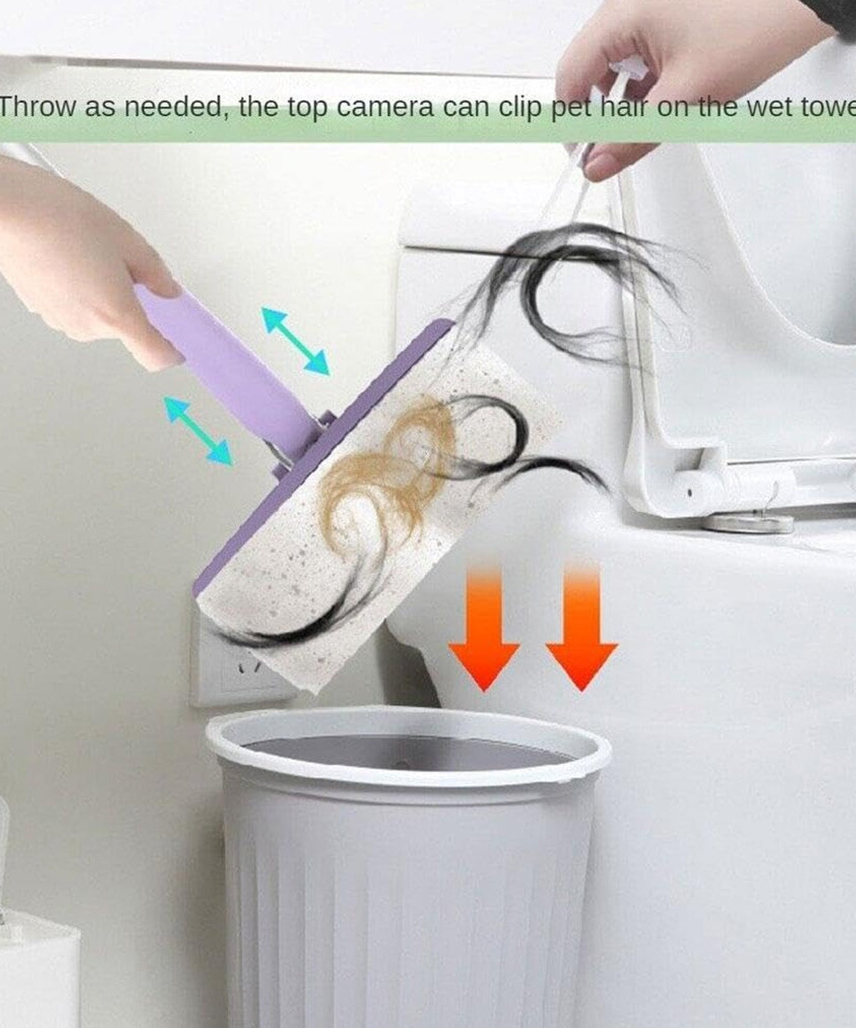 Automatic Cloth Changing Mini Mop with Push Pull Cloth Changing Handle (1 Pc)