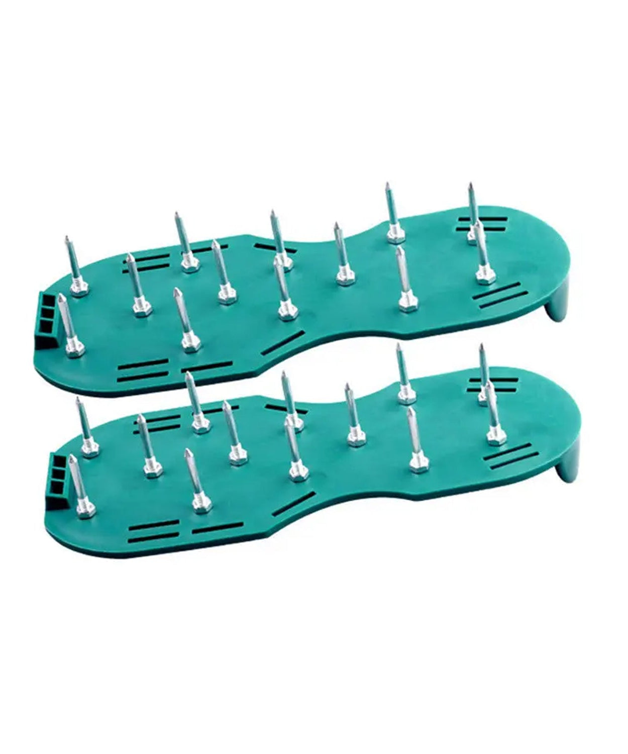 Lawn Aerator Sandals, Garden Grass Aerator Spiked Sandals Green Studded Shoes for Yard Patio Garden Excavation