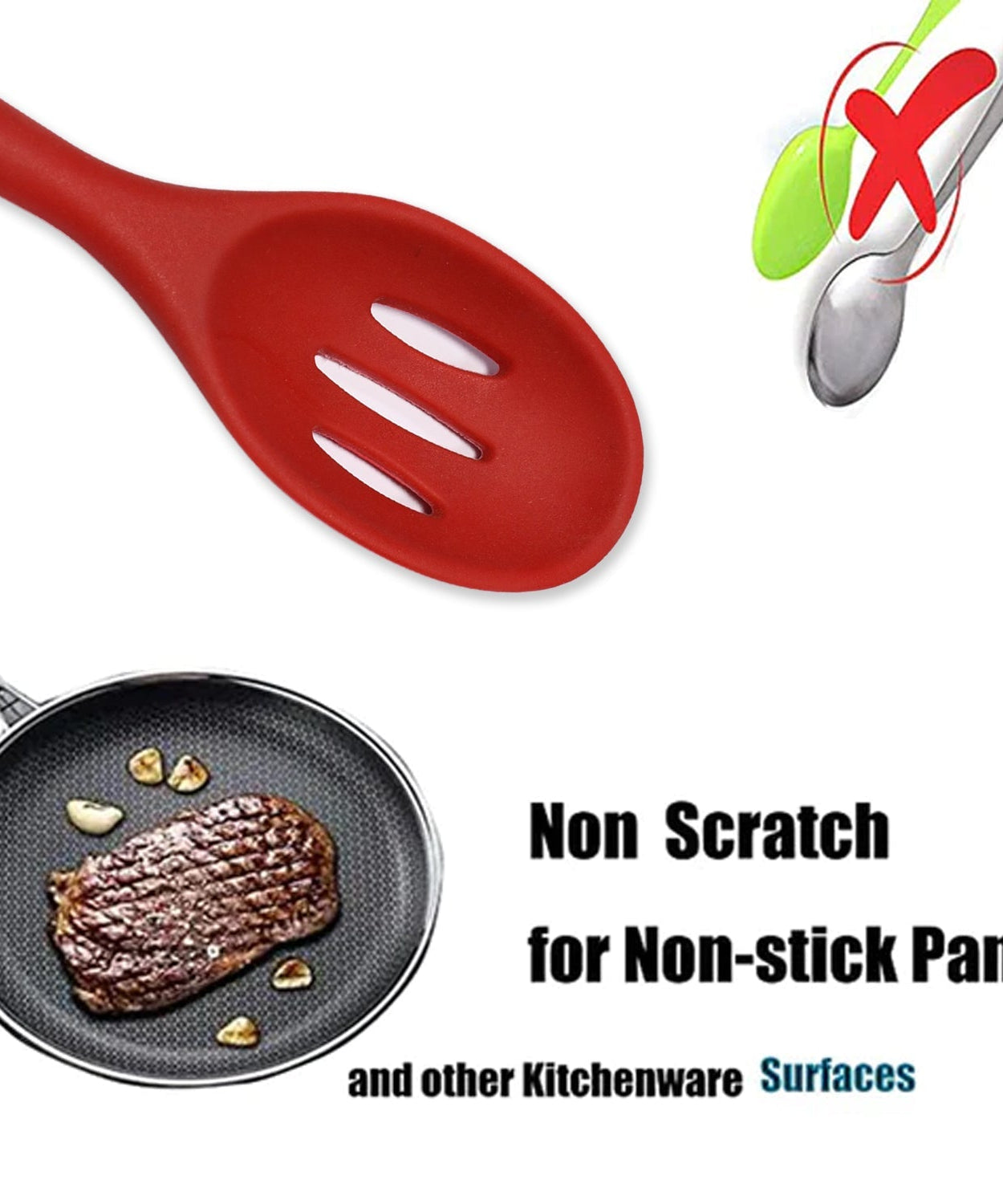 Silicone kitchen turner tool