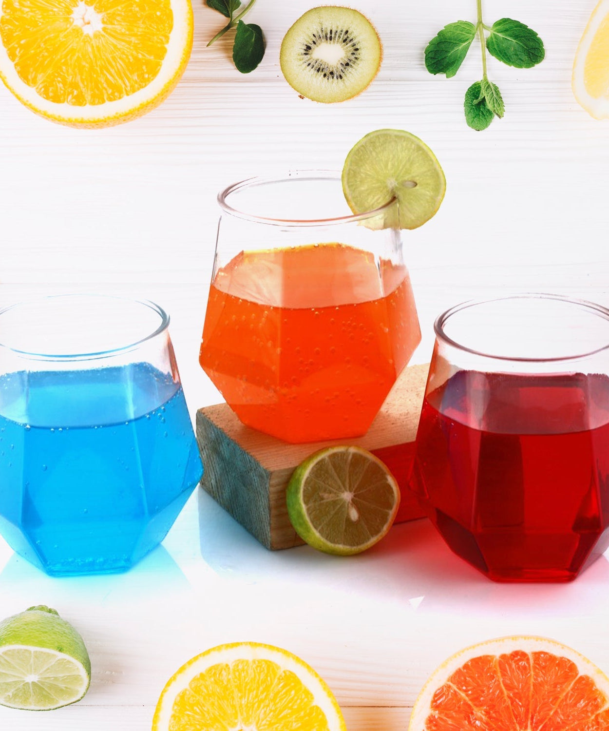 Transparent pilsner glass