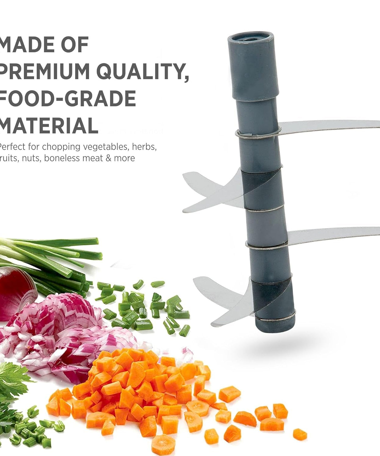 2in1 Press Vegetable Choppers for Kitchen (1100 ML)