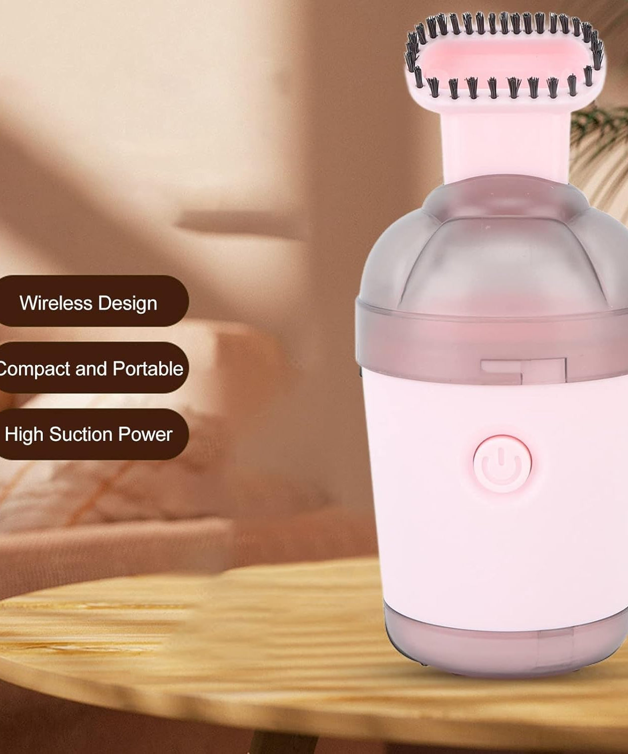 Handheld Vacuum Cleaner, Cordless Desktop Vacuum Cleaner One Button Switch for Office (1 pc)