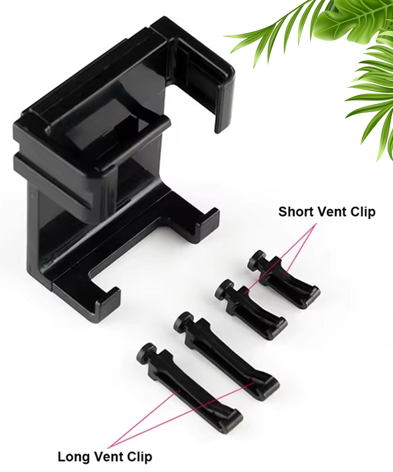 Smartphone Car Holder – Air Vent & Dashboard Bracket (1 Pc)