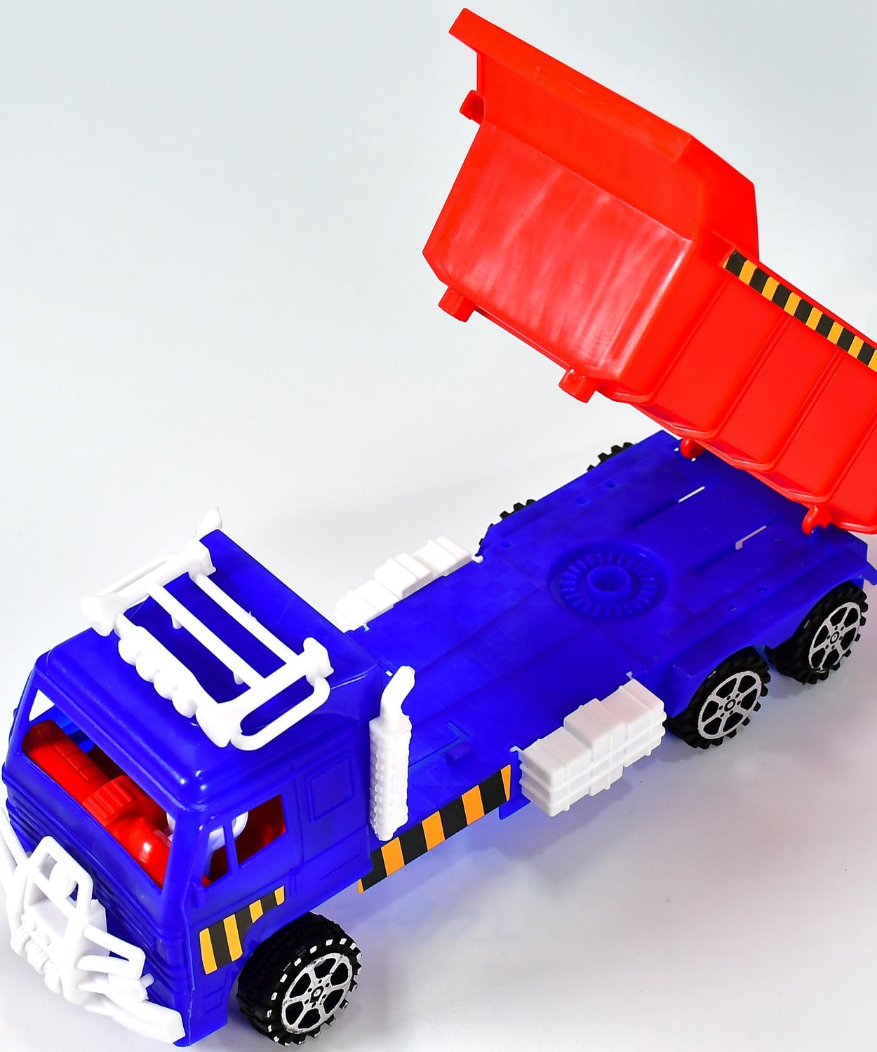 Friction-powered truck with detailed design