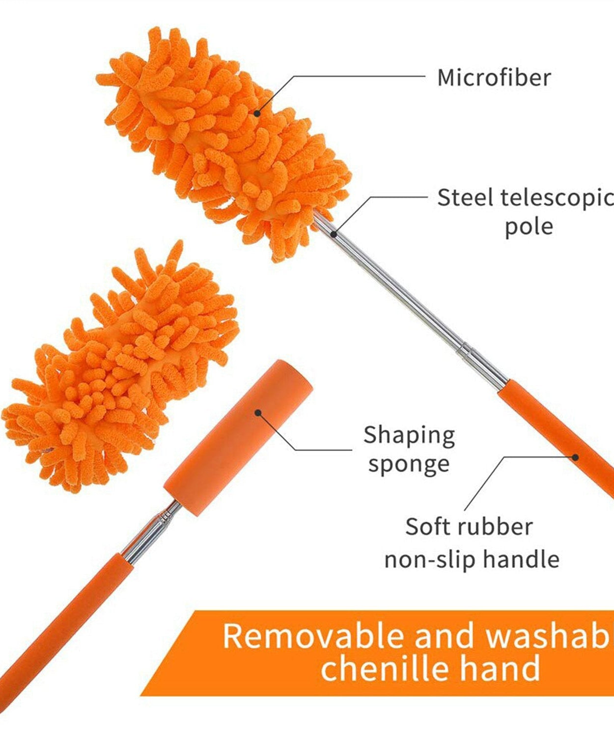 Adjustable duster for fan blades