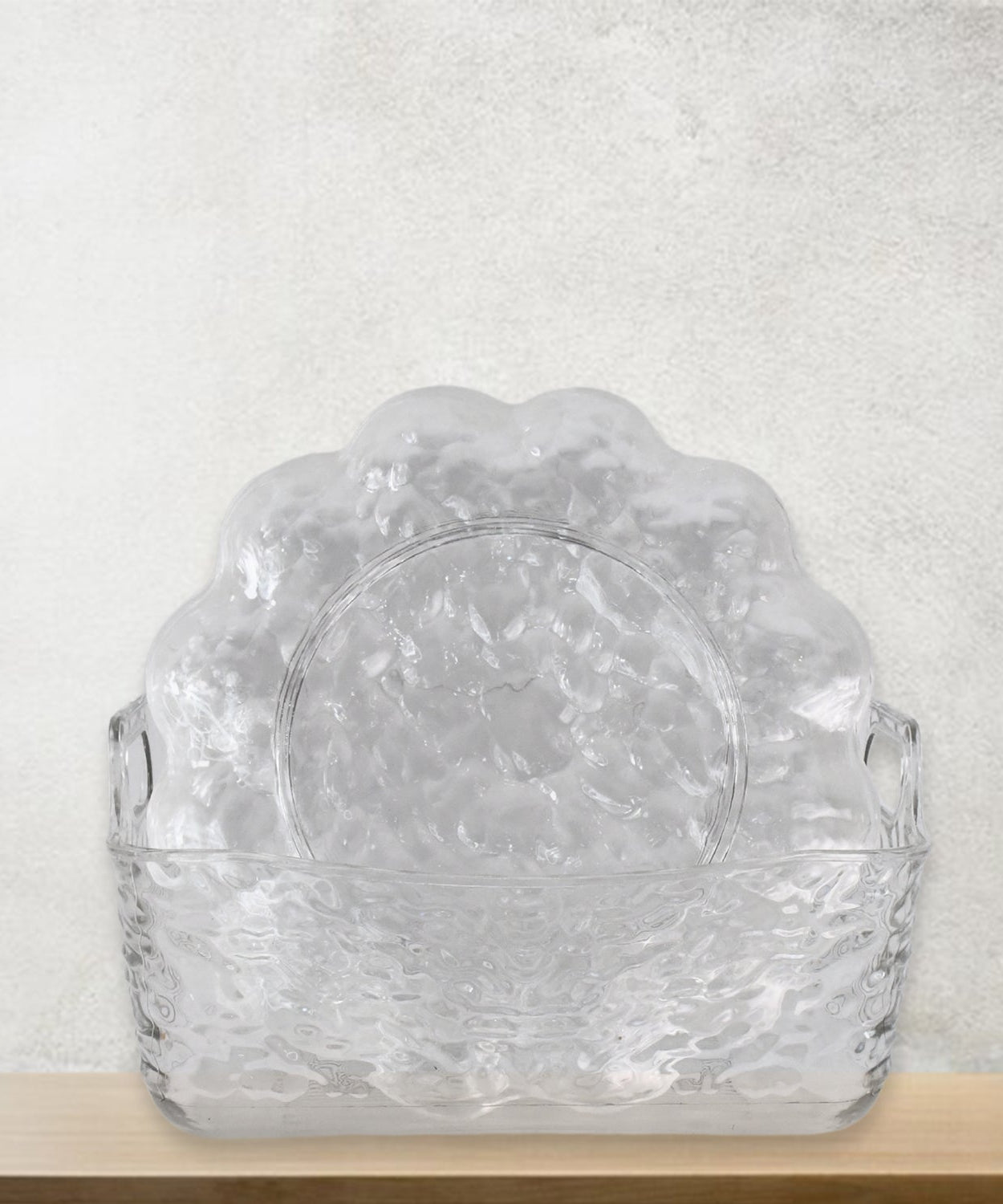 Plastic Household Flower Design Plates Dinner Plates Dish Tray (10 Pcs Set)