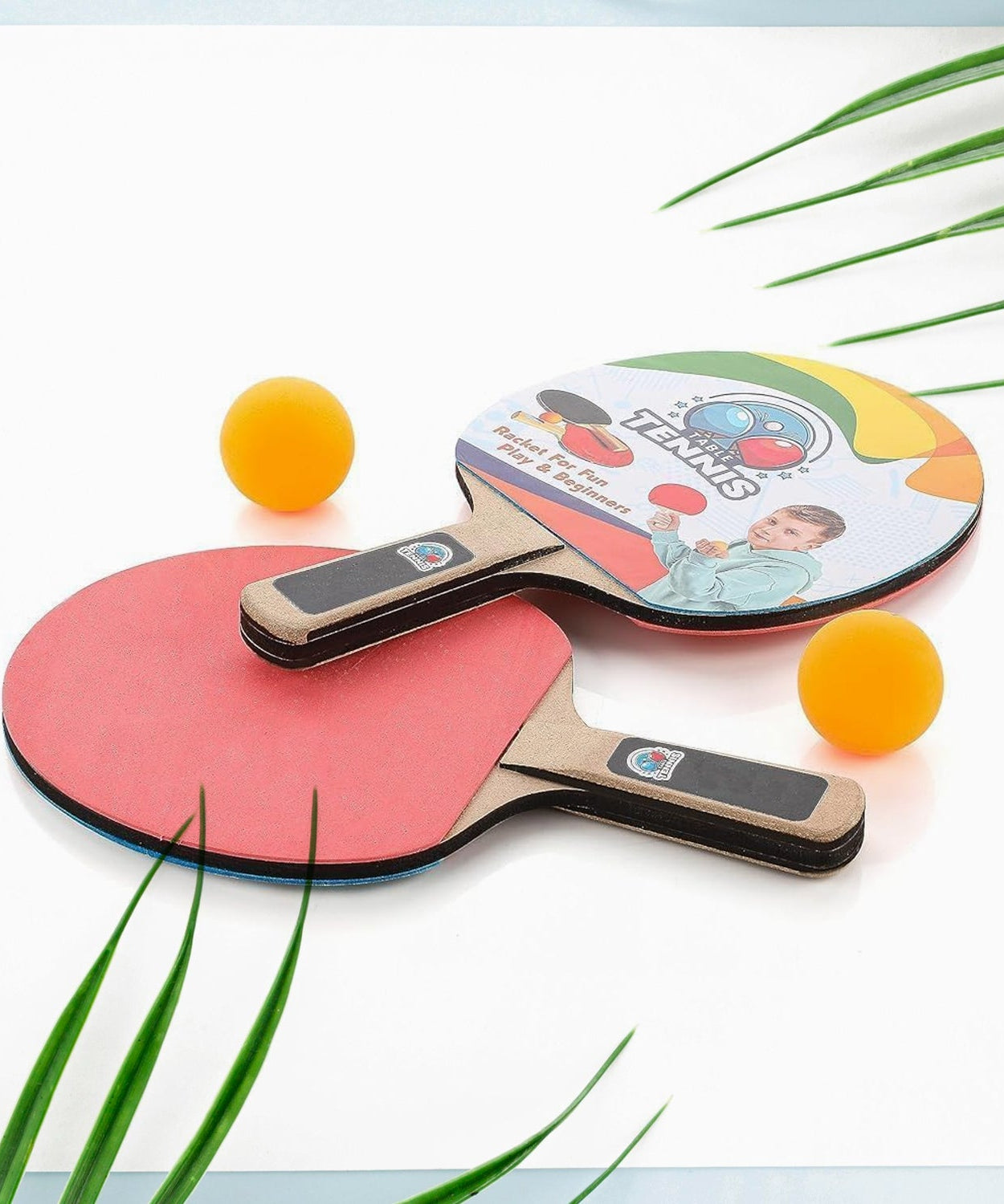 Portable Wiff Waff Rebound Table Tennis Trainer Set (1 Set)