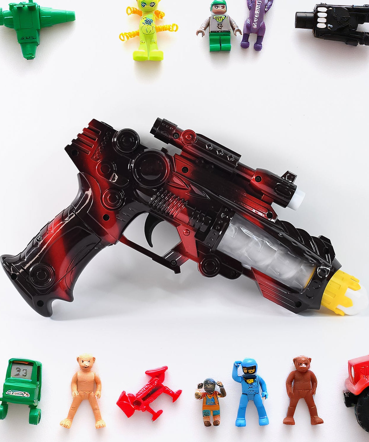 TTG LED Flashing Sound Laser Toy Gun – Battery Operated Space Gun with Lights & Music