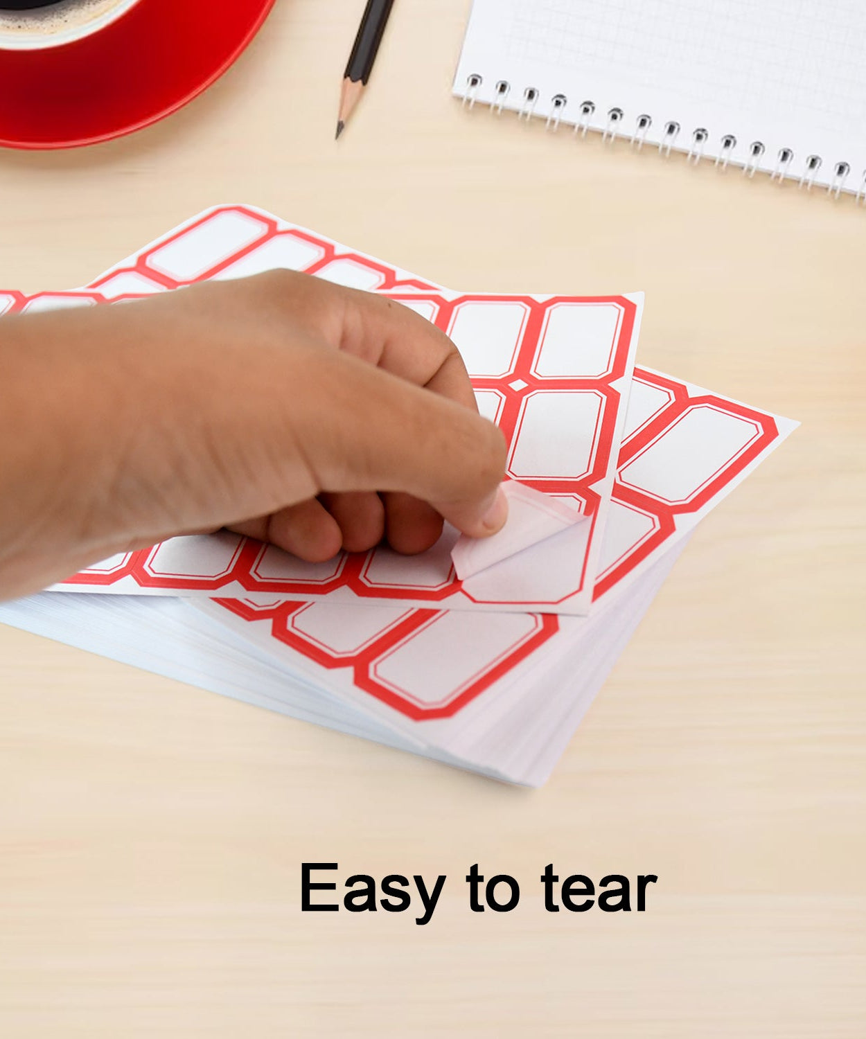 Multipurpose Writable Blank Label Sticker Sheets (50 Sheet)