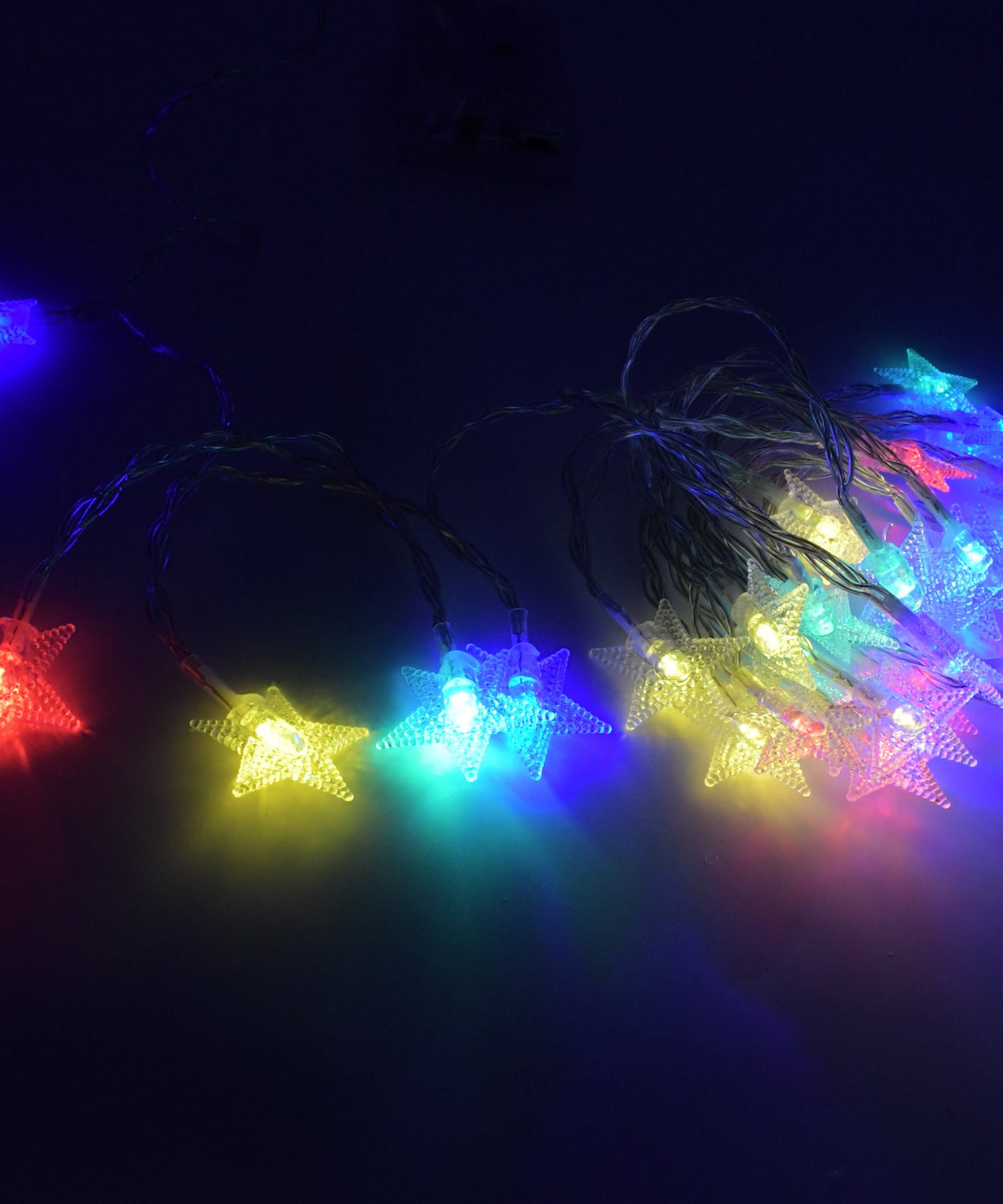 28 LED / Star 3.9 Meter Star Shape Led Light Battery Operated with Flashing Modes for Home Decoration, Kids Room, Waterproof Diwali & Wedding LED Christmas Light Indoor and Outdoor Light ,Festival Decoration (Multicolor Battery Not Included 3.9Mtr)