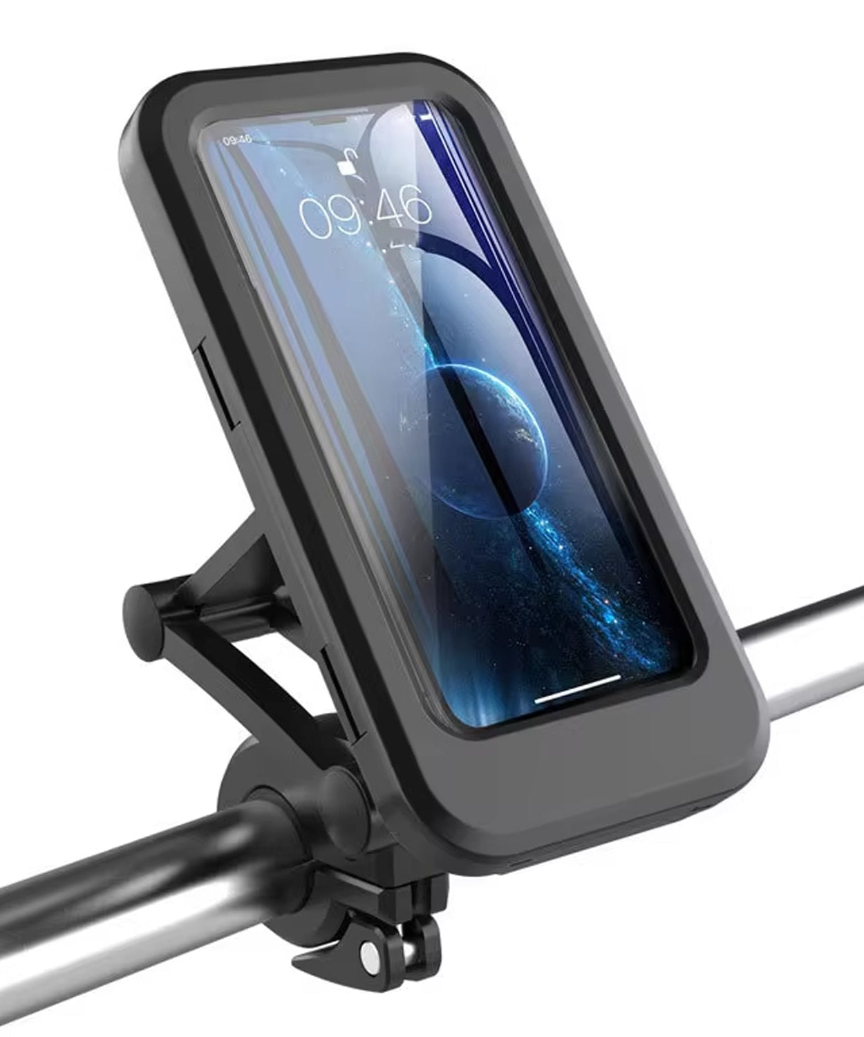 360 Rotation Bike Phone Mount Waterproof Cell Phone Holder (1 Pc)