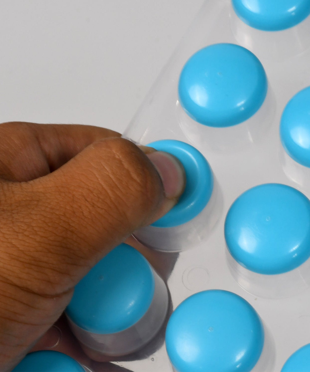 Smart Push  Out Round  Shape Mini Ice Cube Trays with Flexible Silicone Bottom | Round Shape Silicone Chocolate Mold Maker Ice Cube Tray Freeze Mold