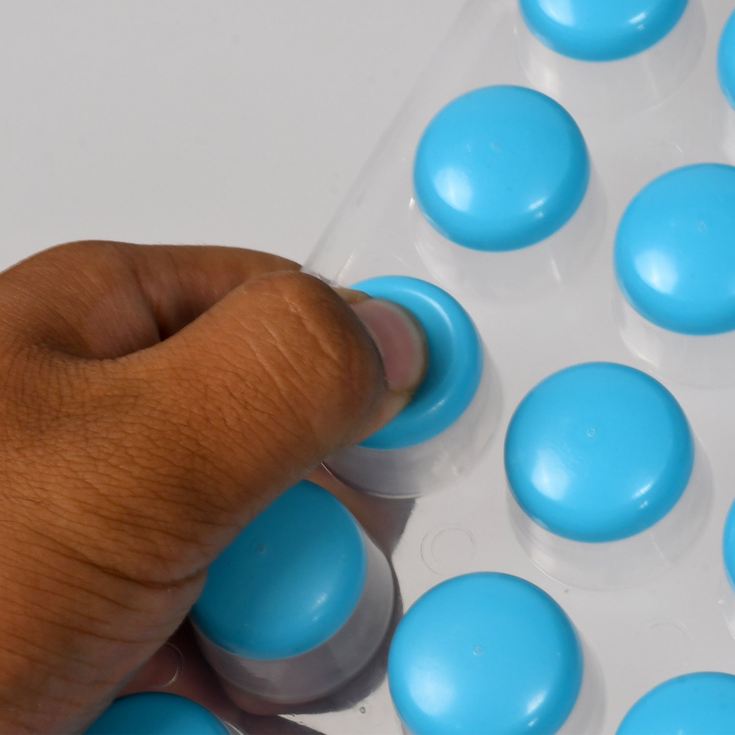 Smart Push  Out Round  Shape Mini Ice Cube Trays with Flexible Silicone Bottom | Round Shape Silicone Chocolate Mold Maker Ice Cube Tray Freeze Mold