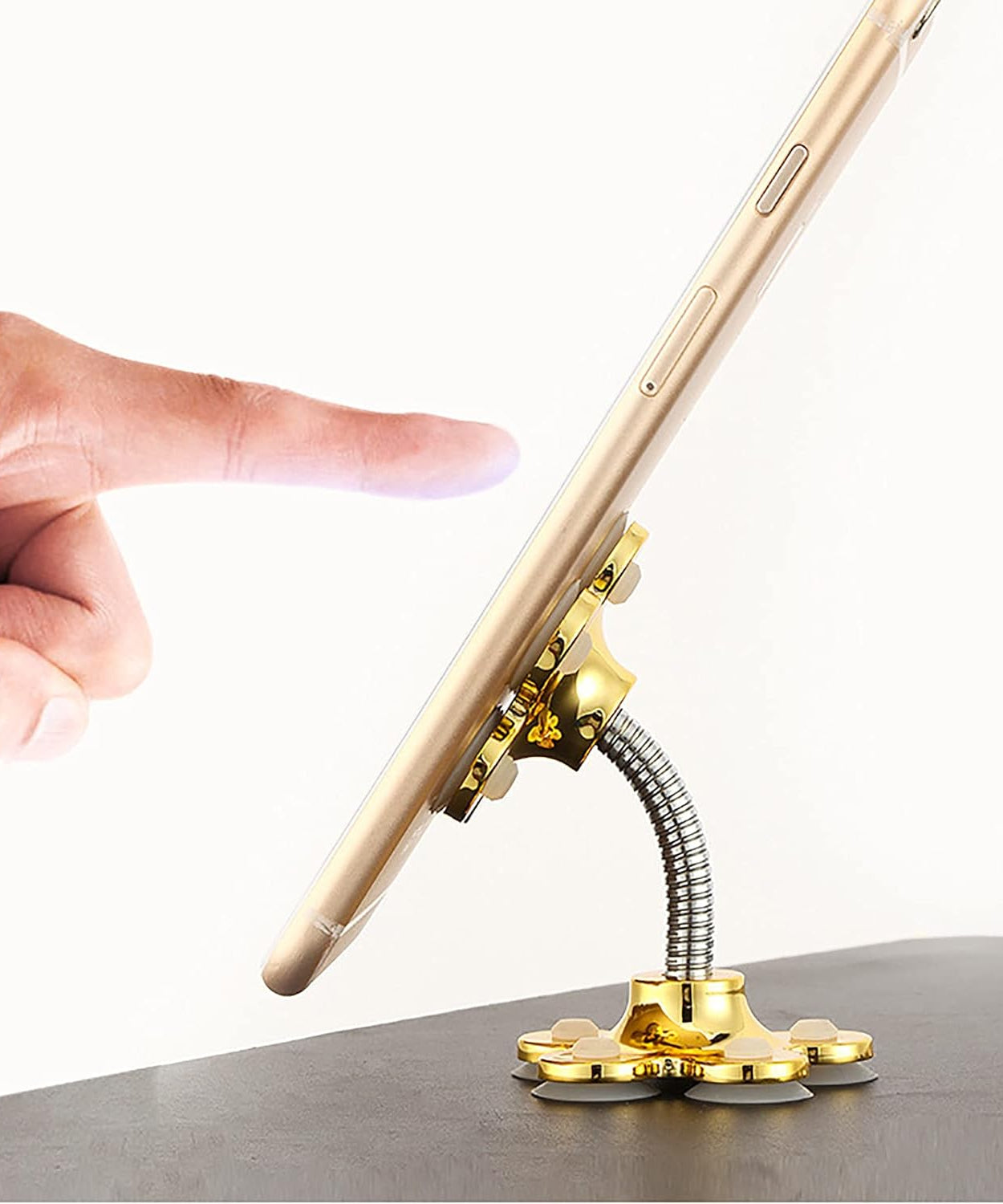 Rotatable mobile phone holder