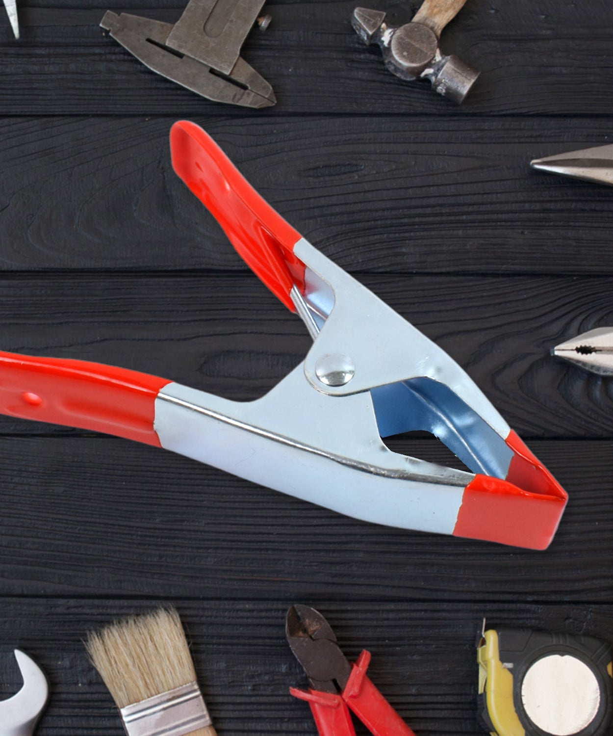 4 Inch Heavy Duty Spring Metal Spring Clamps (2 Pc Set)