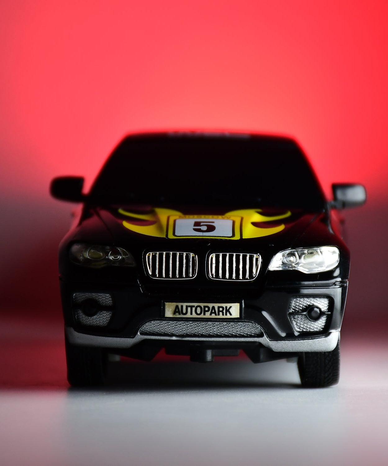 Remote control car toy for children.