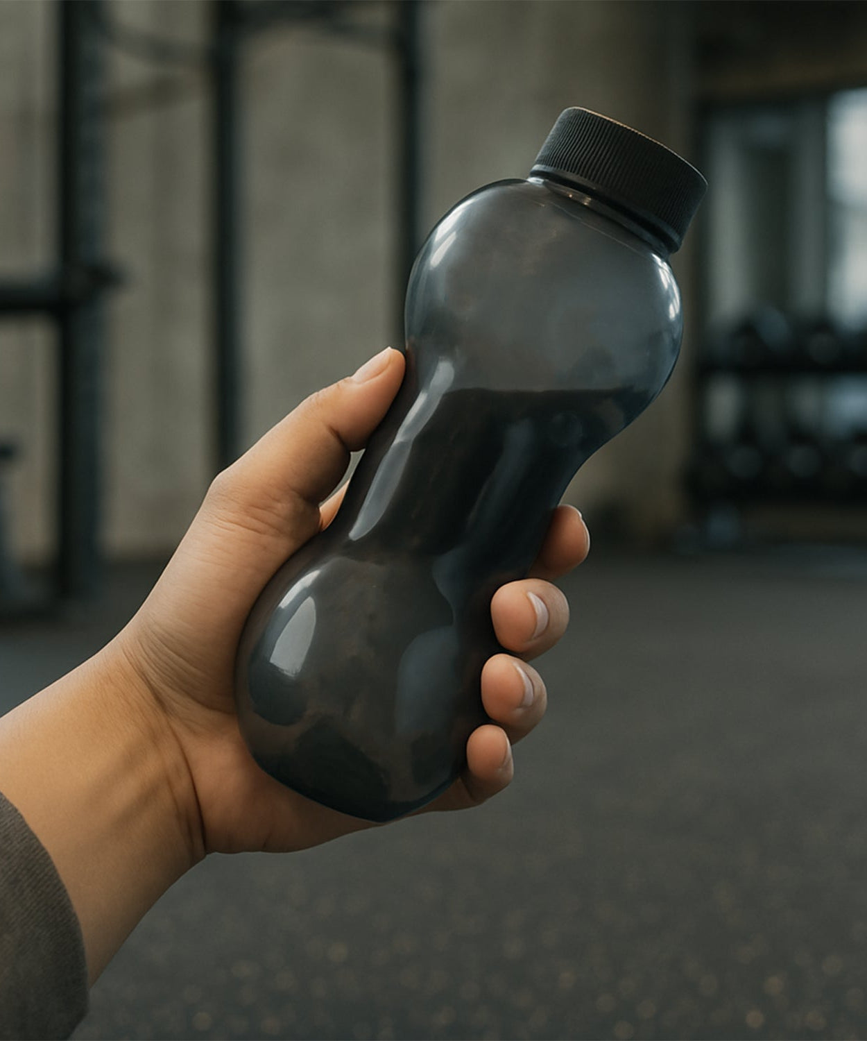 Dumbbell Water Bottle Gym Water Bottle Use For School , Gym , Office Use (550 ml)